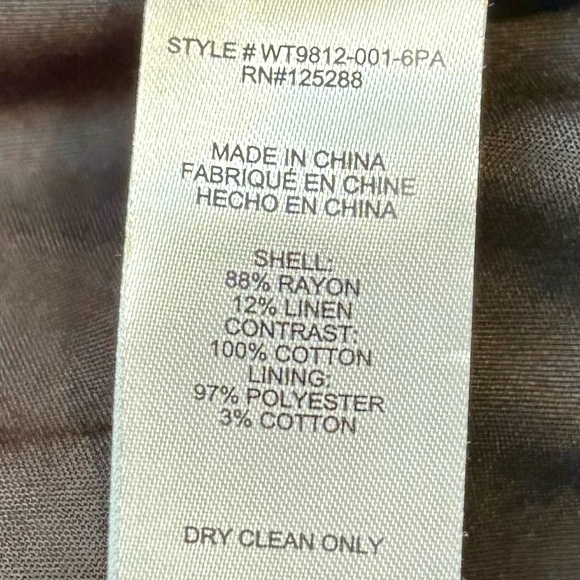 NWT JASON WU Black‎ Linen Maxi Dress Crochet Size L - Picture 8 of 10